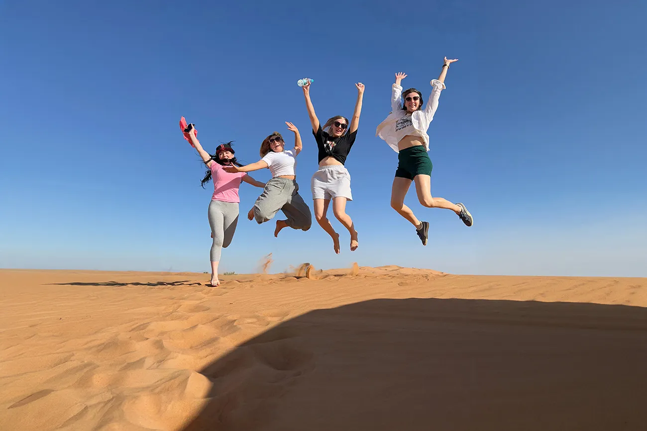 Guests enjoying live shows at camp